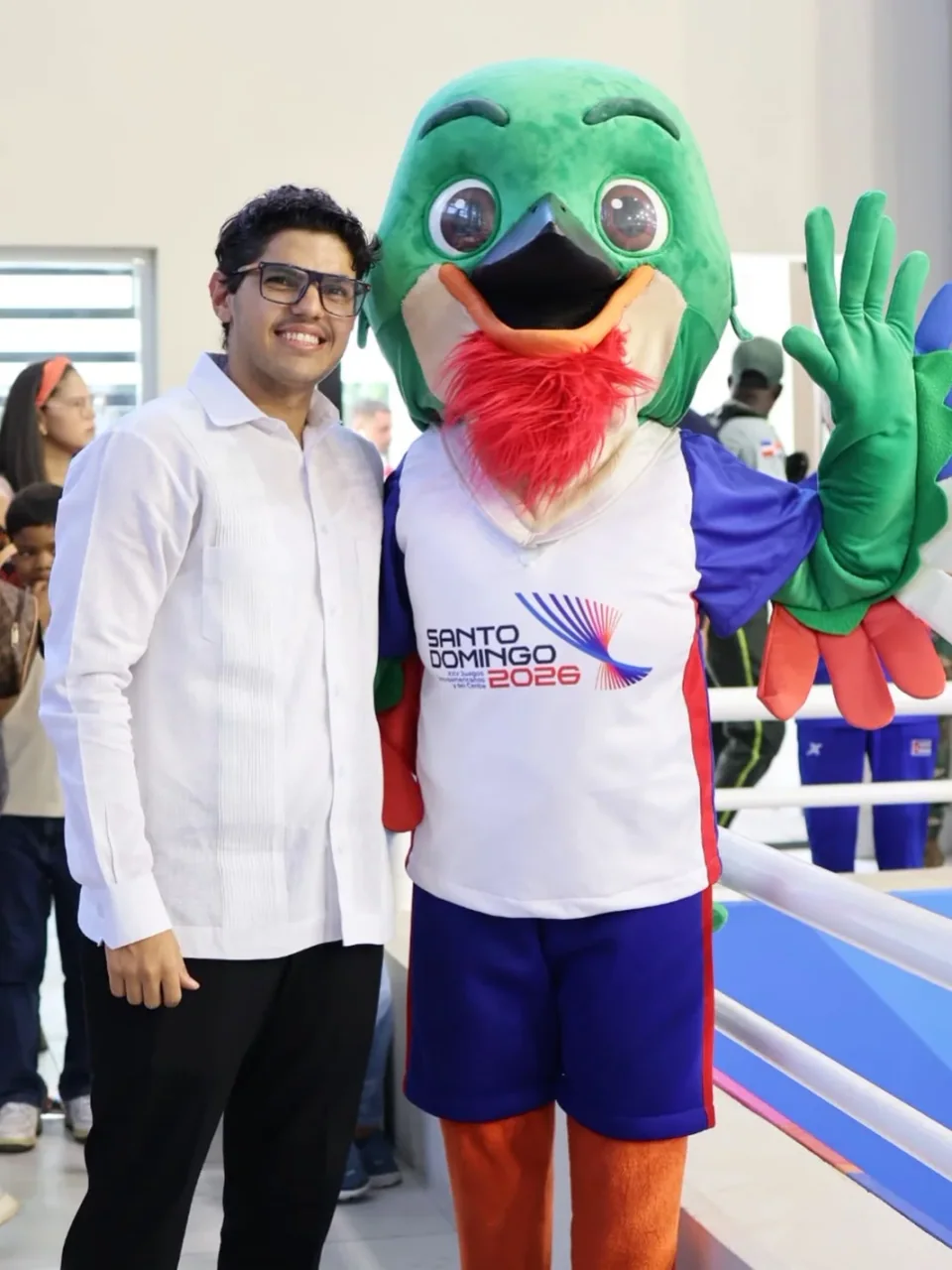 Christian Pérez, presidente de la Fundación JCF, visita los XXV Juegos Centroamericanos y del Caribe, fotografía 5 de 7